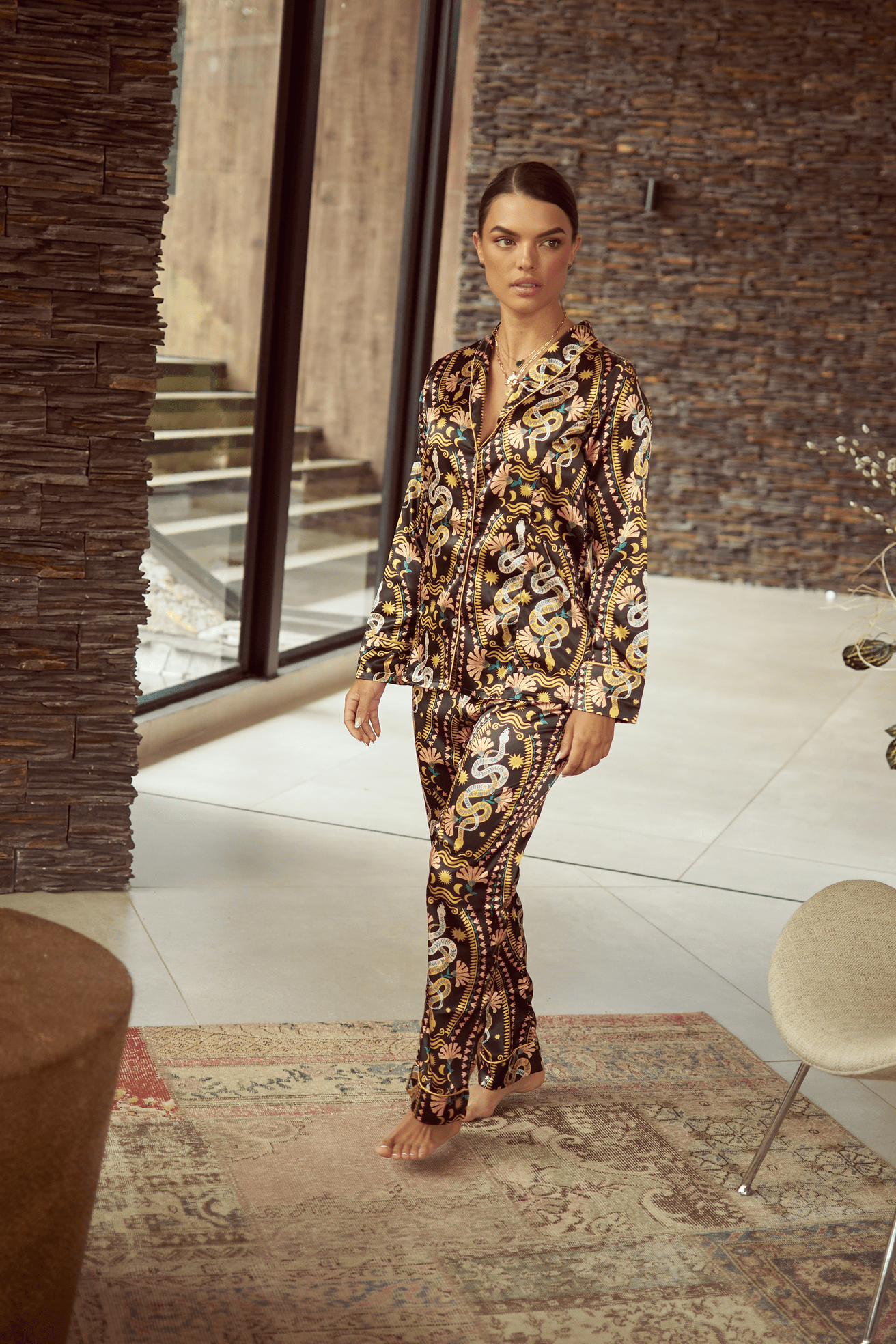 Pj Snake Pants Flor Amazona Colombia