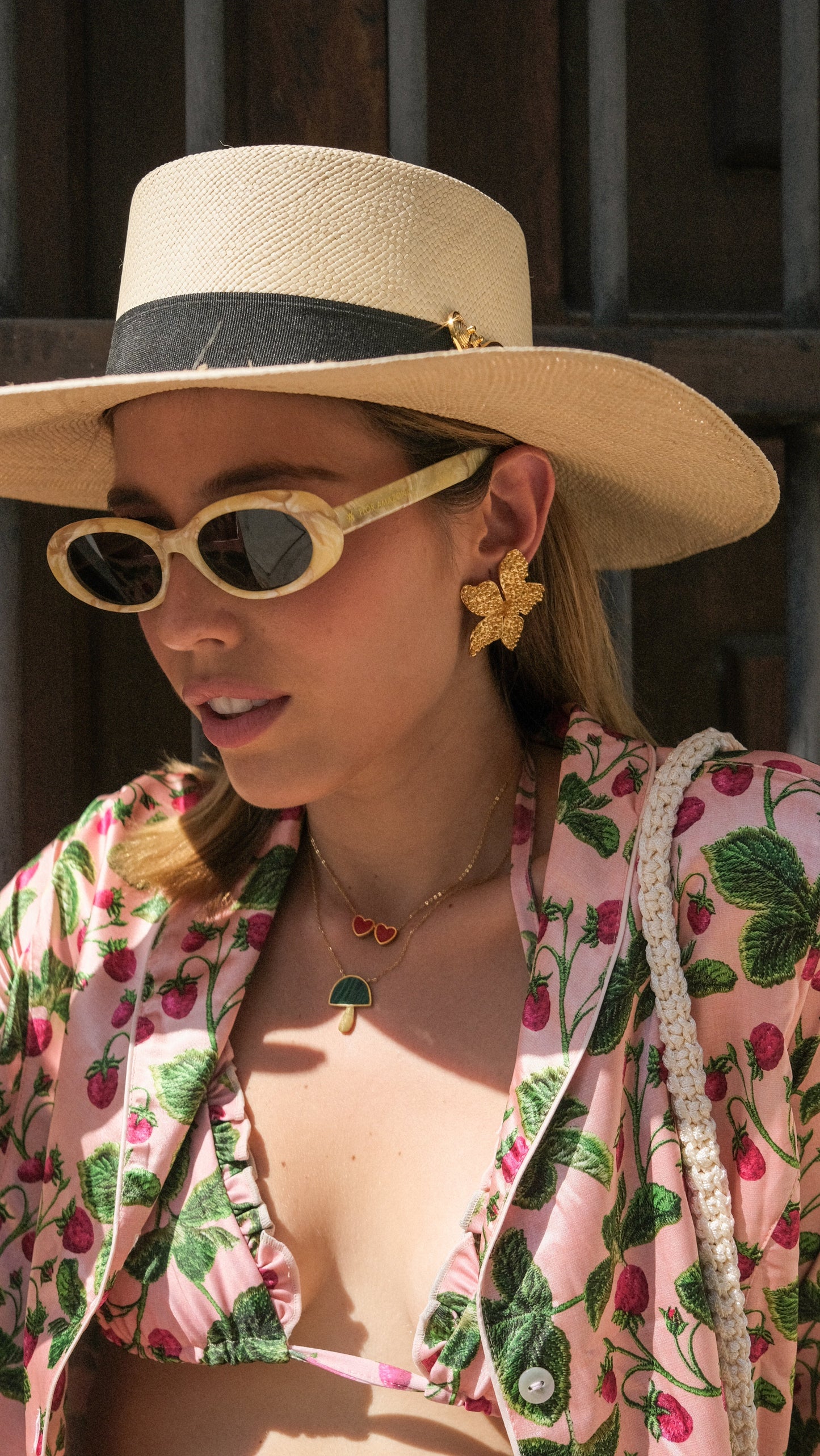 MAGIC MUSHROOM NECKLACE Flor Amazona Colombia