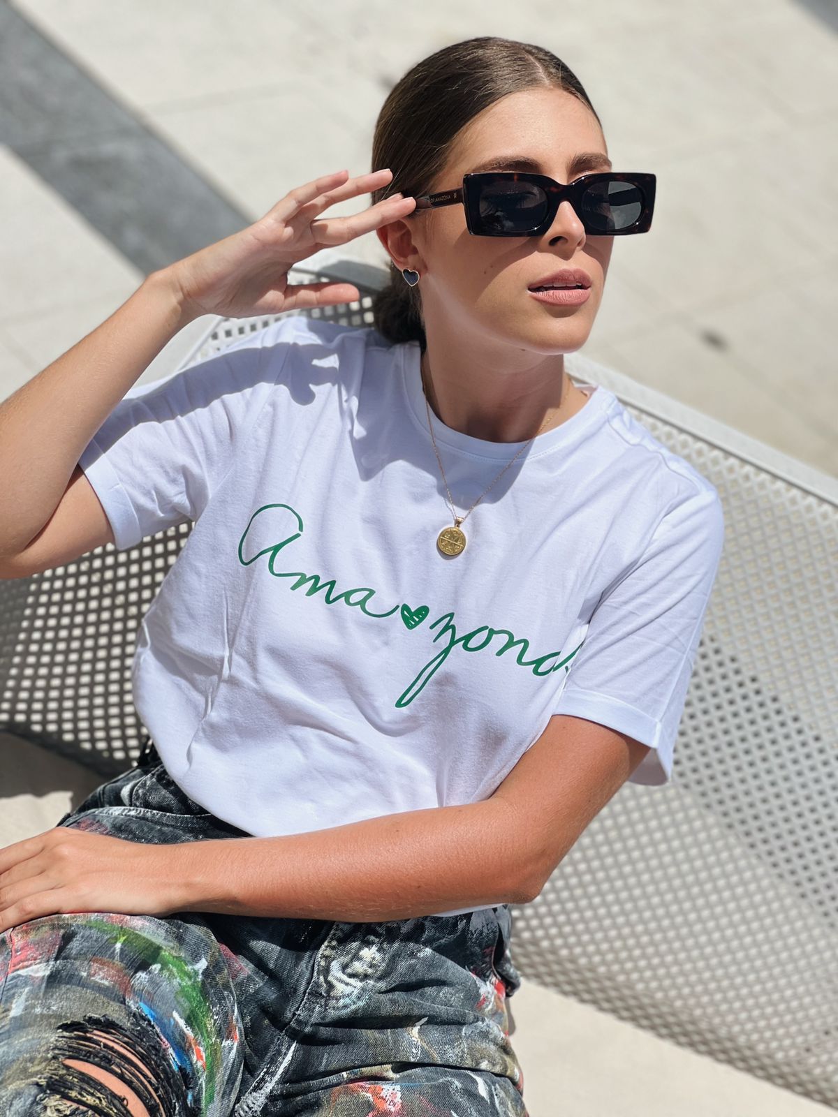 Third Eye Necklace Flor Amazona Colombia