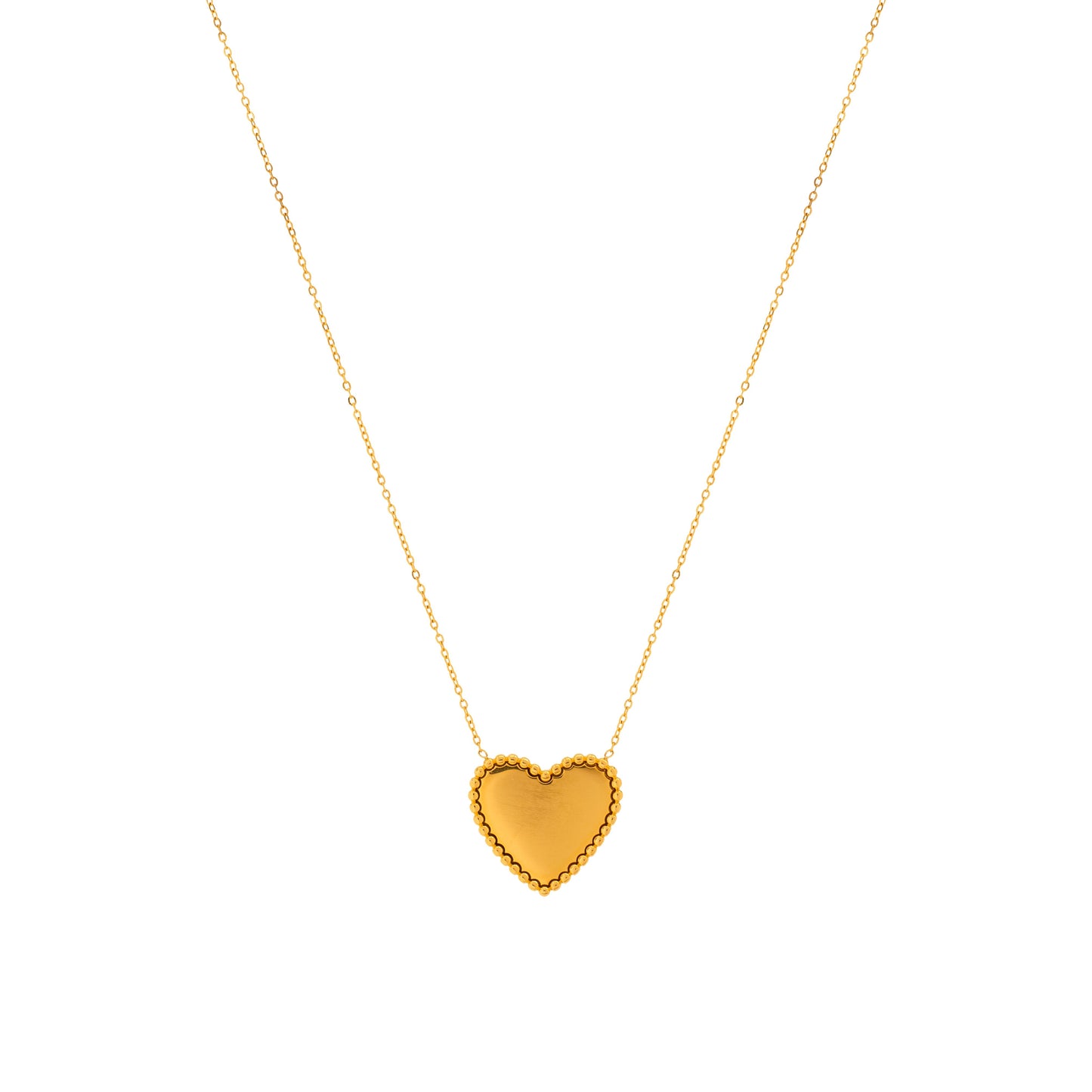 Maxi Heart Necklace Flor Amazona Colombia