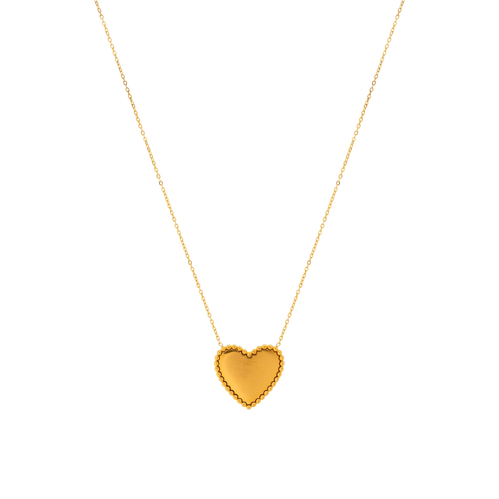 Maxi Heart Necklace Flor Amazona Colombia