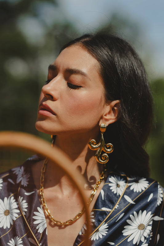 AITANA EARRINGS Flor Amazona Colombia