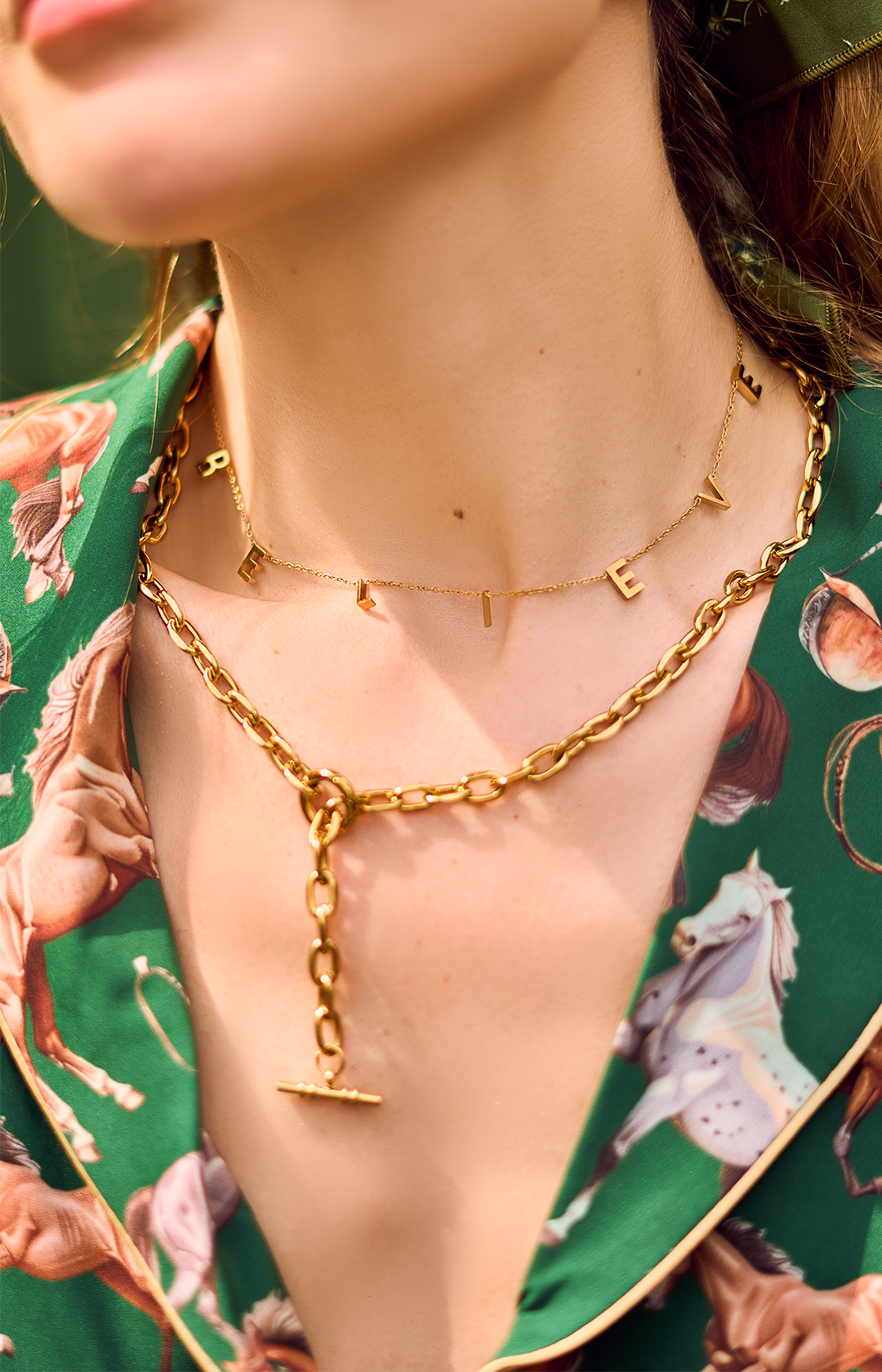 BELIEVE NECKLACE Flor Amazona Colombia