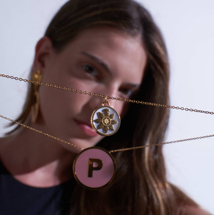 P Necklace Flor Amazona Colombia