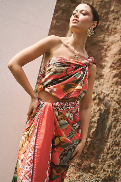 Cacao Exótico Beach Wrap Flor Amazona Colombia