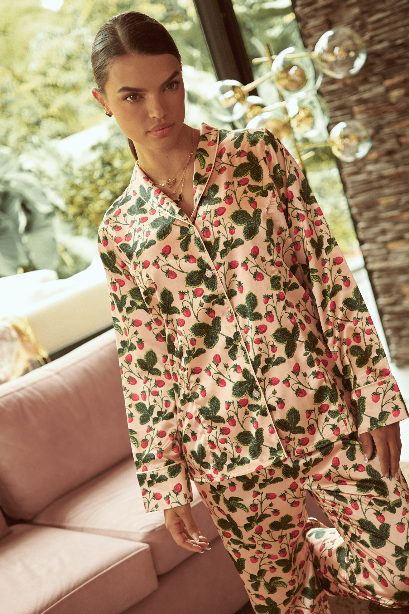 Pj Pants Strawberries Flor Amazona Colombia