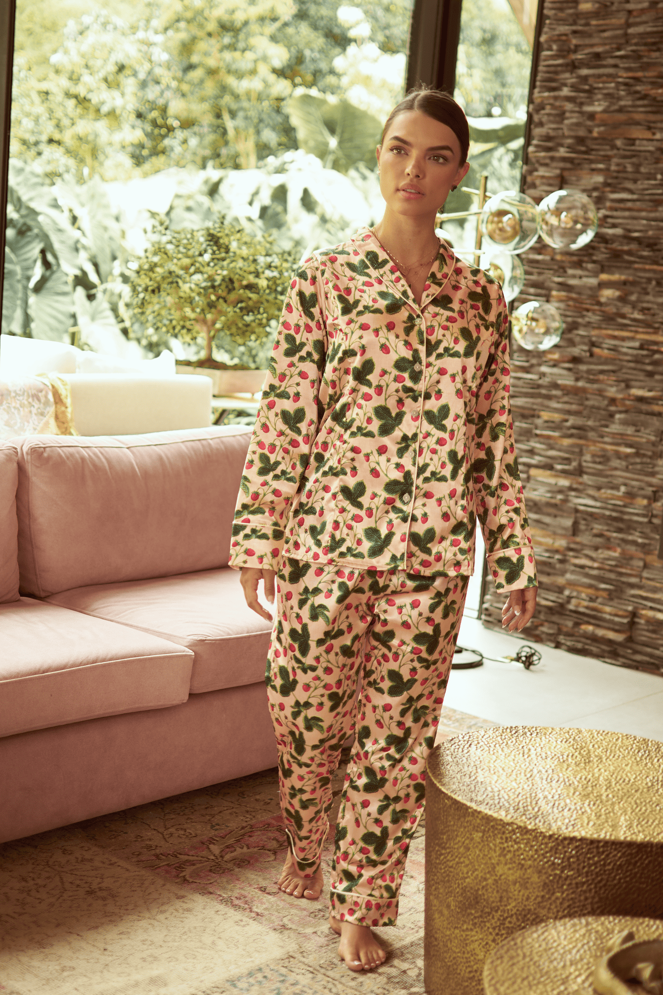 Pj Pants Strawberries Flor Amazona Colombia