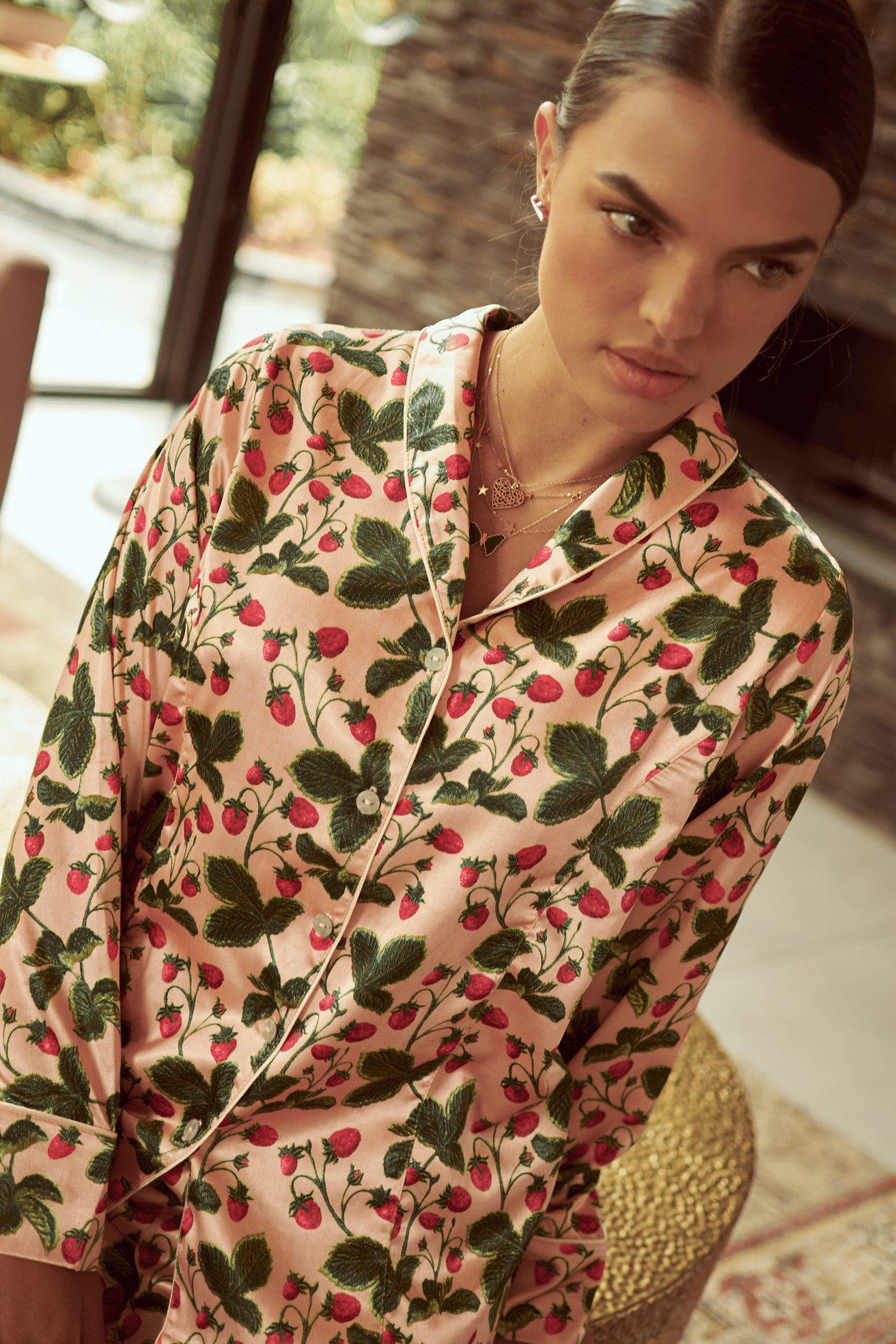 Pj Pants Strawberries Flor Amazona Colombia