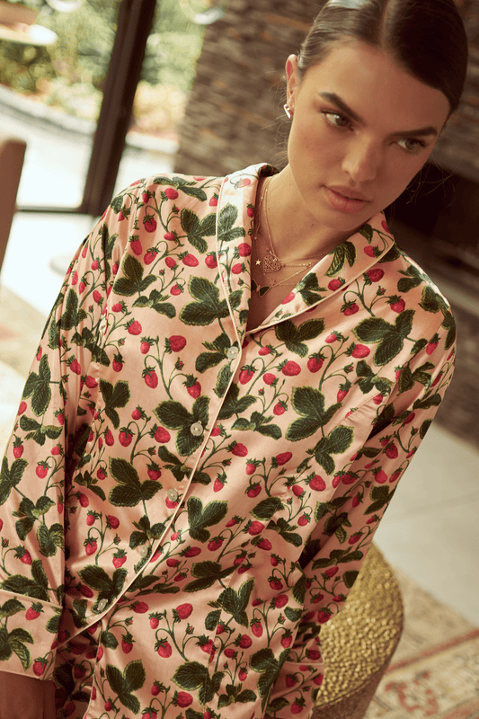 Pj Pants Strawberries Flor Amazona Colombia