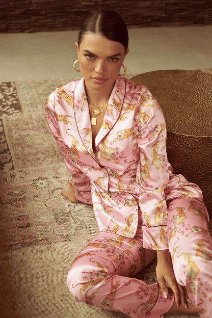 Pj Pants Pink Tigers Flor Amazona Colombia