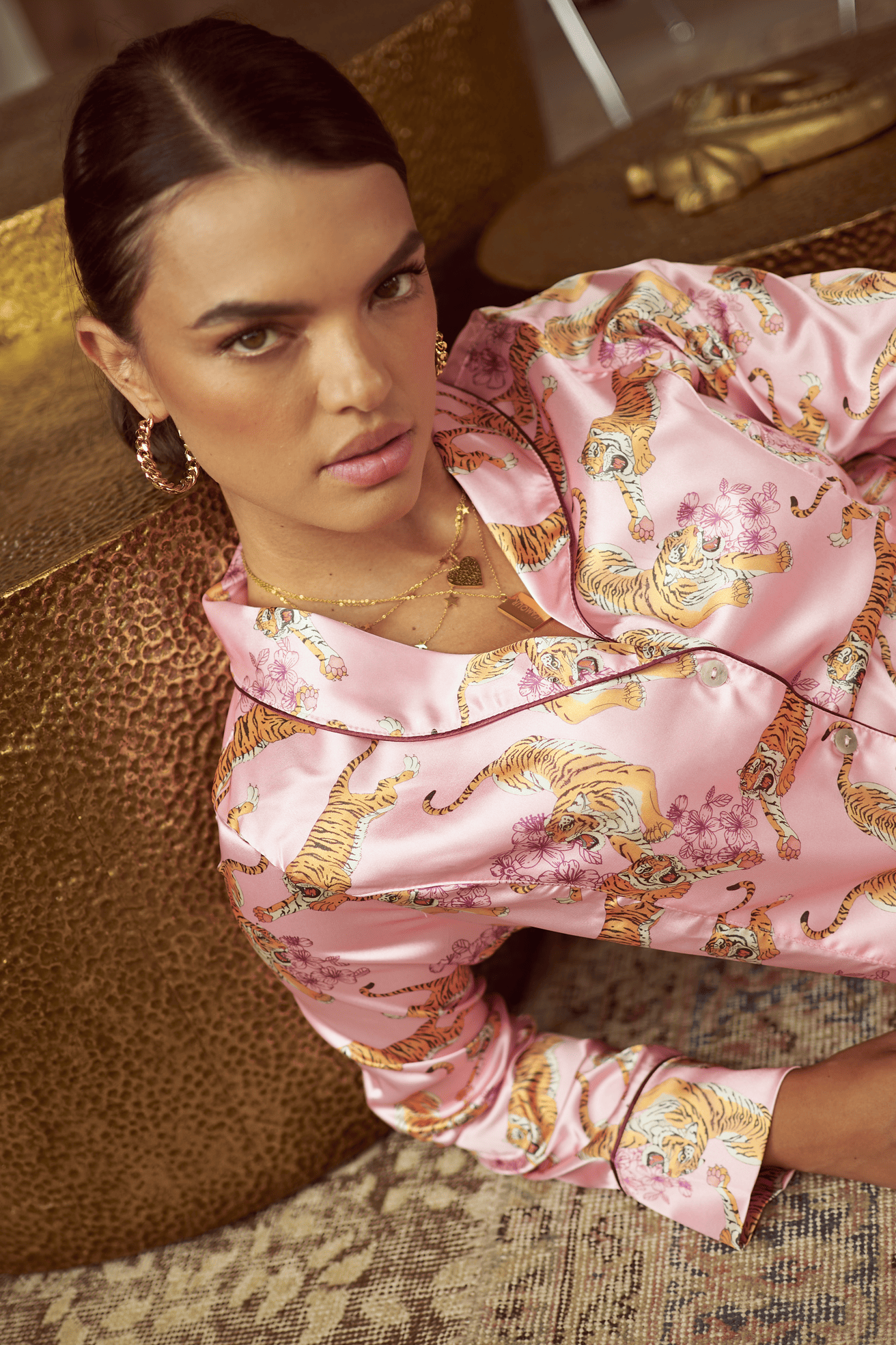 Pj Pants Pink Tigers Flor Amazona Colombia