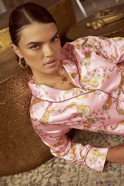 Pj Pants Pink Tigers Flor Amazona Colombia