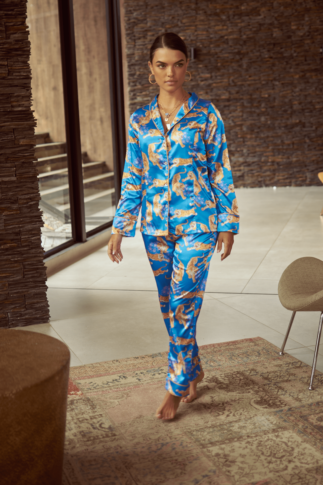 Pj Pants Tigers Blue Flor Amazona Colombia