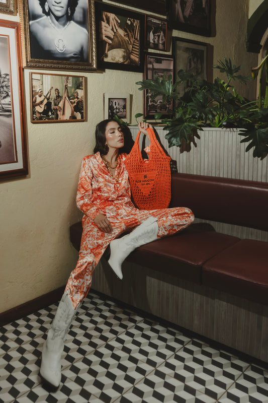 SUMMER BAG TANGERINE Flor Amazona Colombia