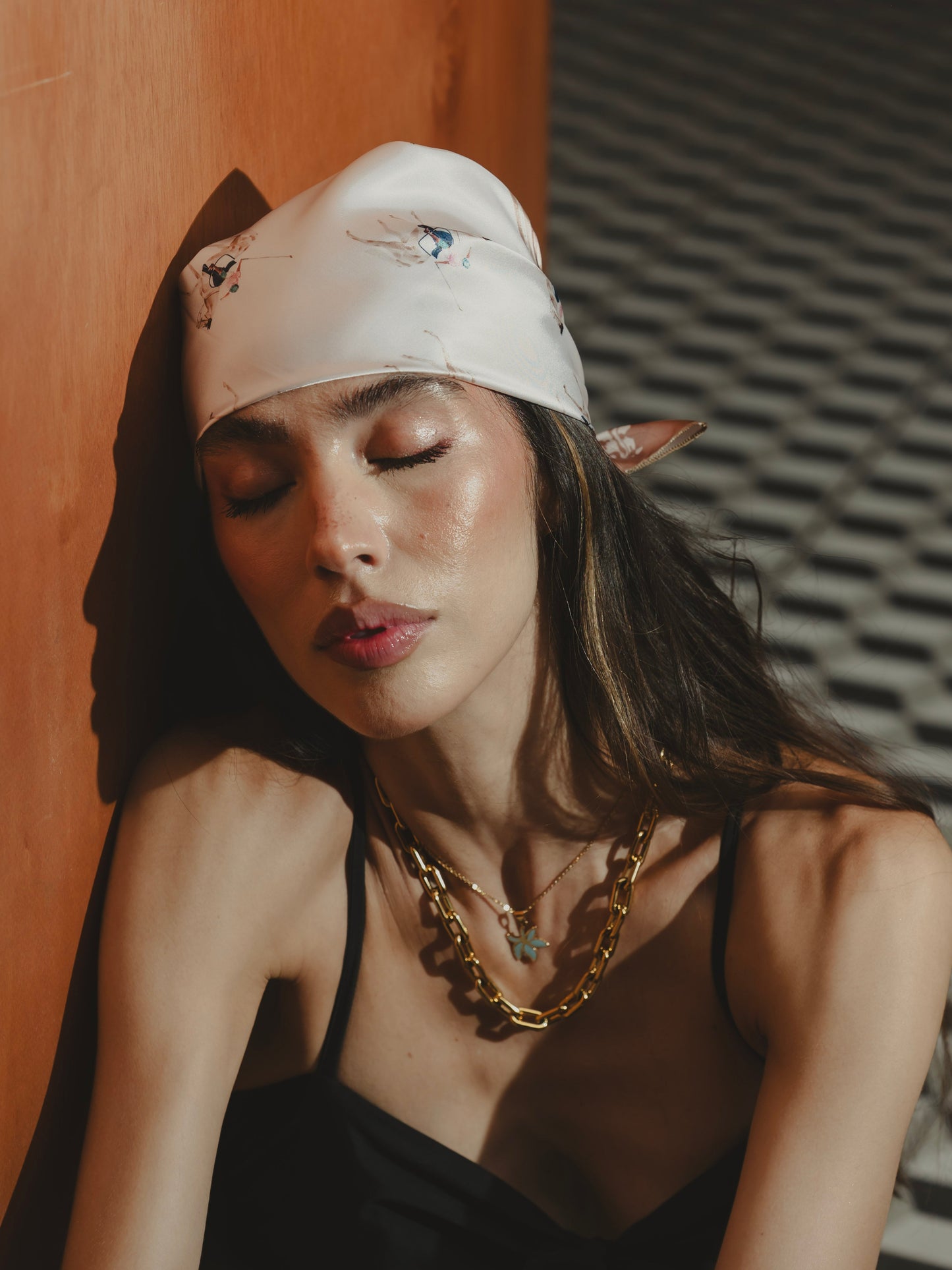 POLO CHAMPAGNE SCARF Flor Amazona Colombia