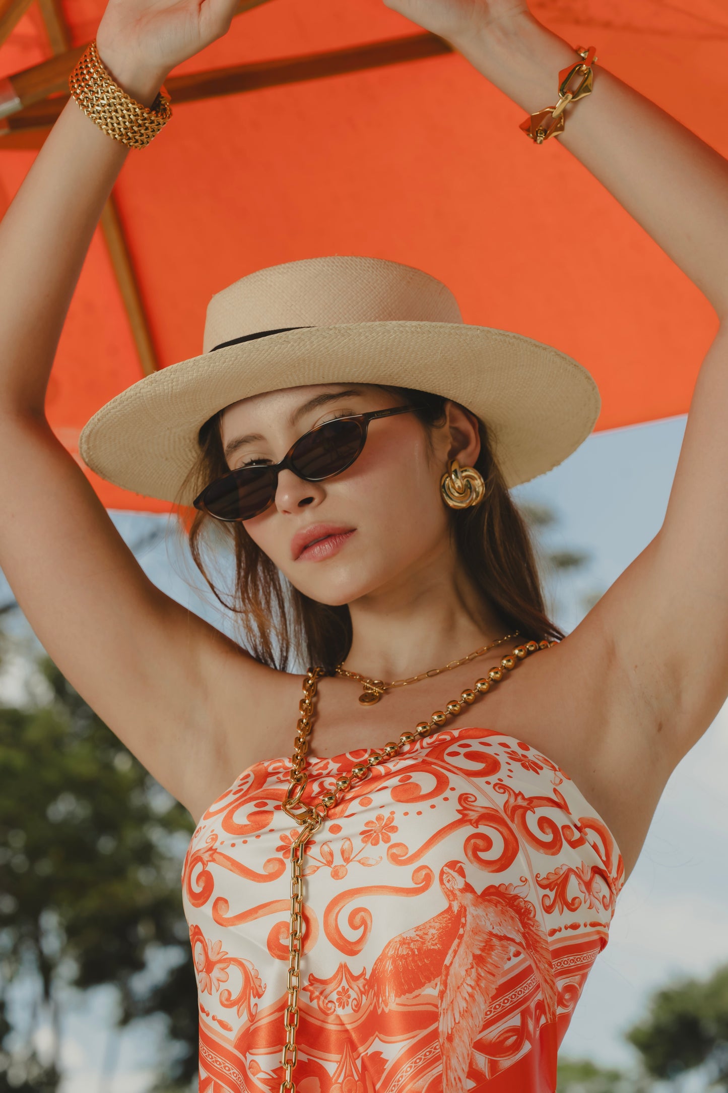 AZULEJOS NARANJA SCARF