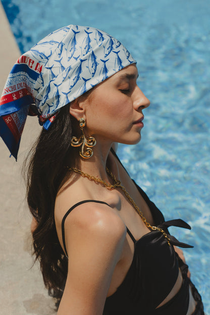 FISH SCARF Flor Amazona Colombia