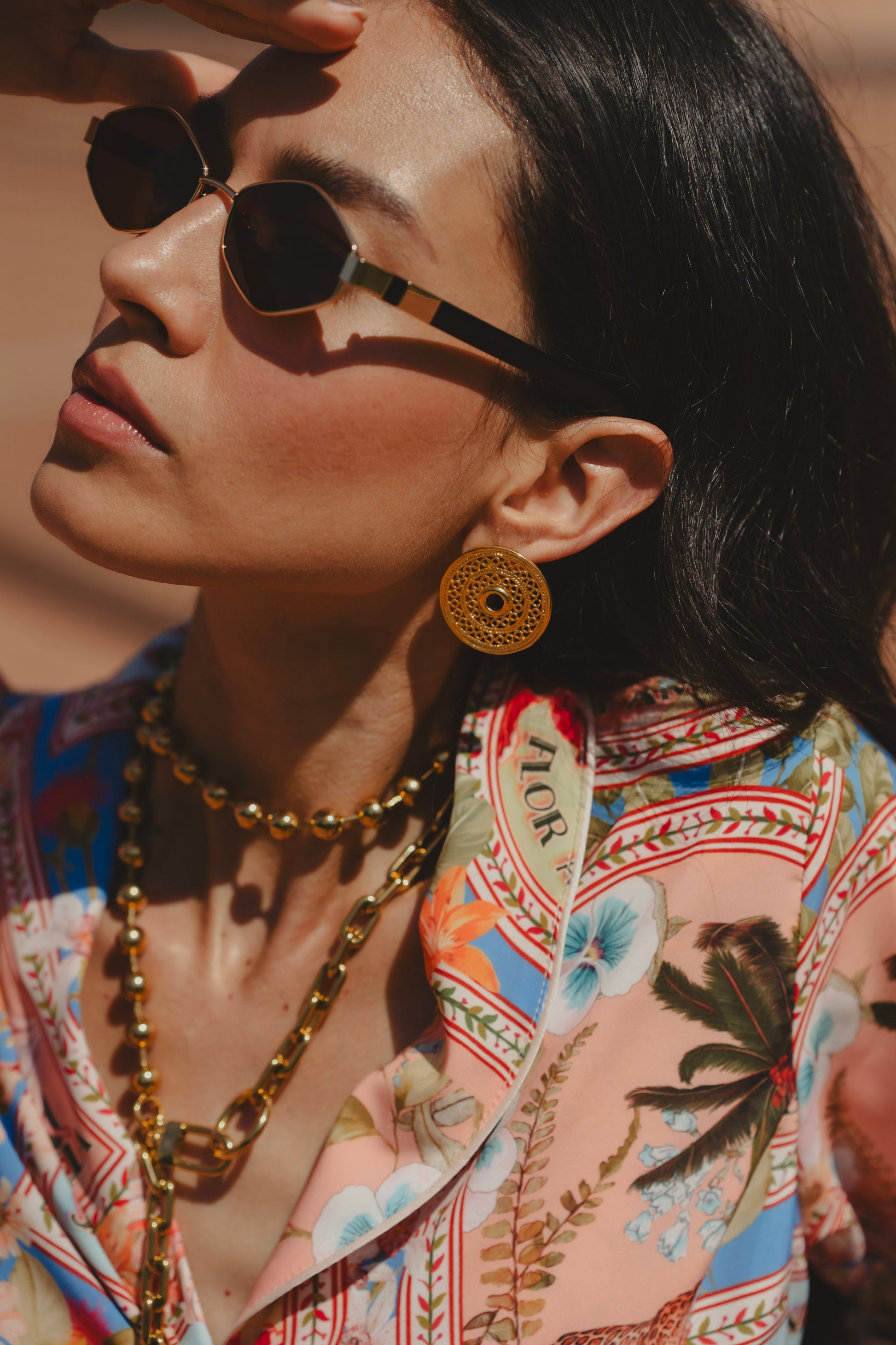 MAXI CHAIN BELT NECKLACE Flor Amazona Colombia