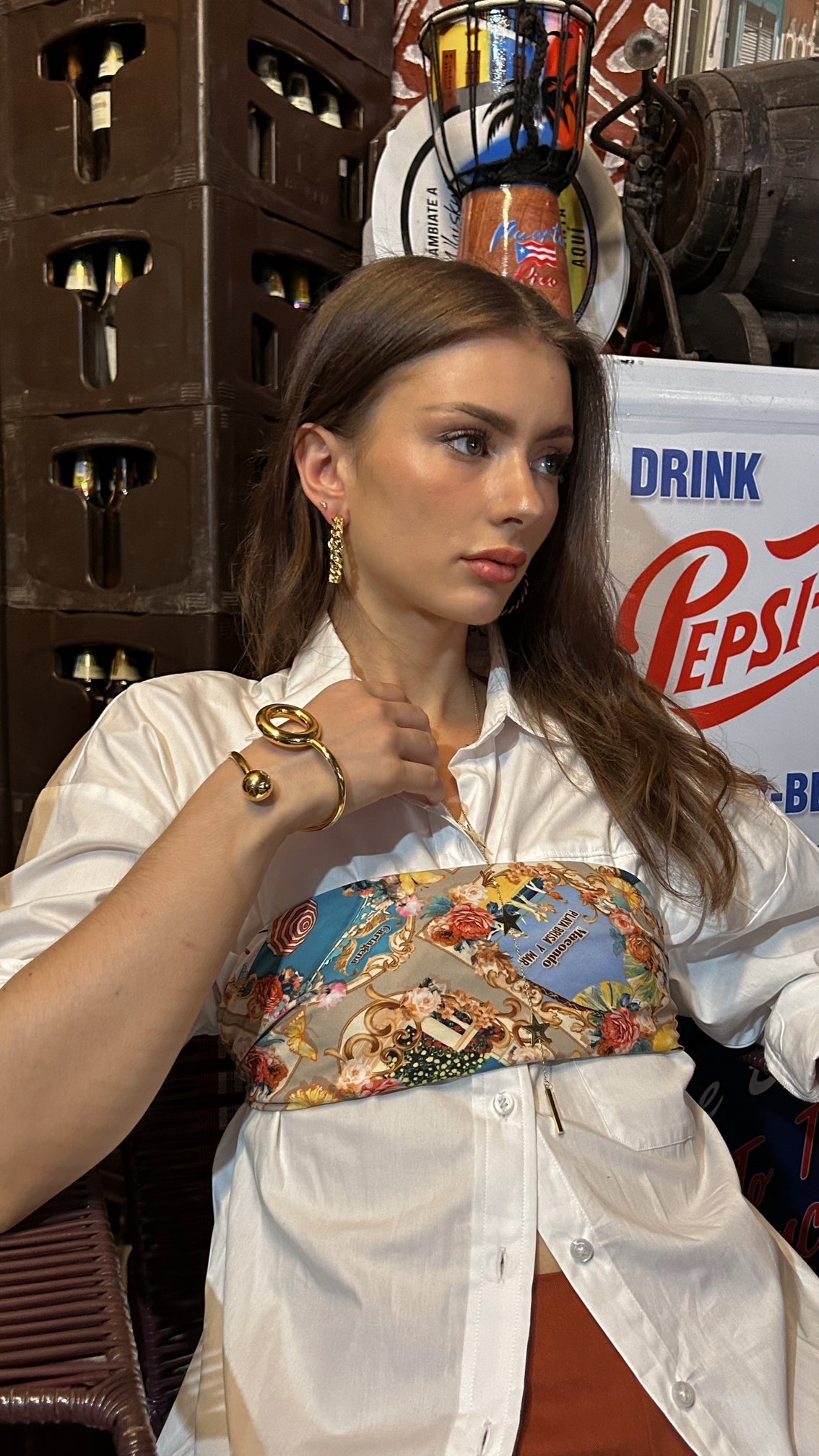 Heraldica Pink Scarf Flor Amazona Colombia