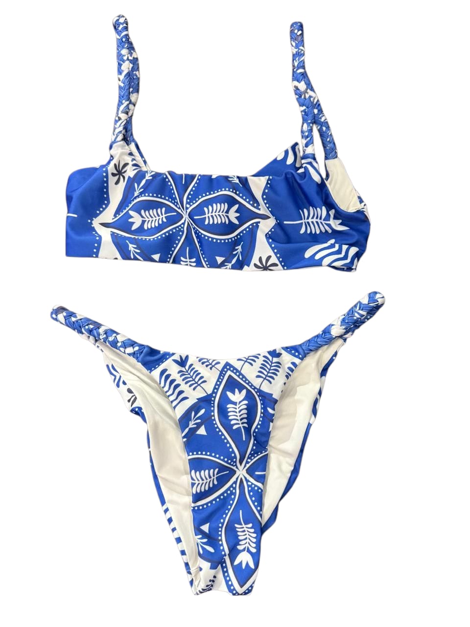 BOHO BLUE CHARMER BIKINI Flor Amazona Colombia