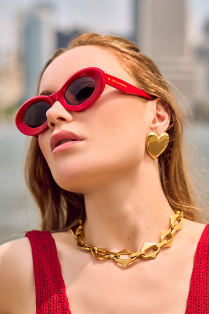 LOVE EARRINGS Flor Amazona Colombia