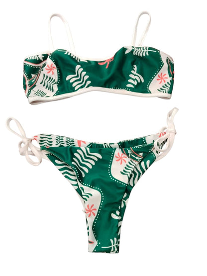 BOHO GREEN CHARMER BIKINI Flor Amazona Colombia
