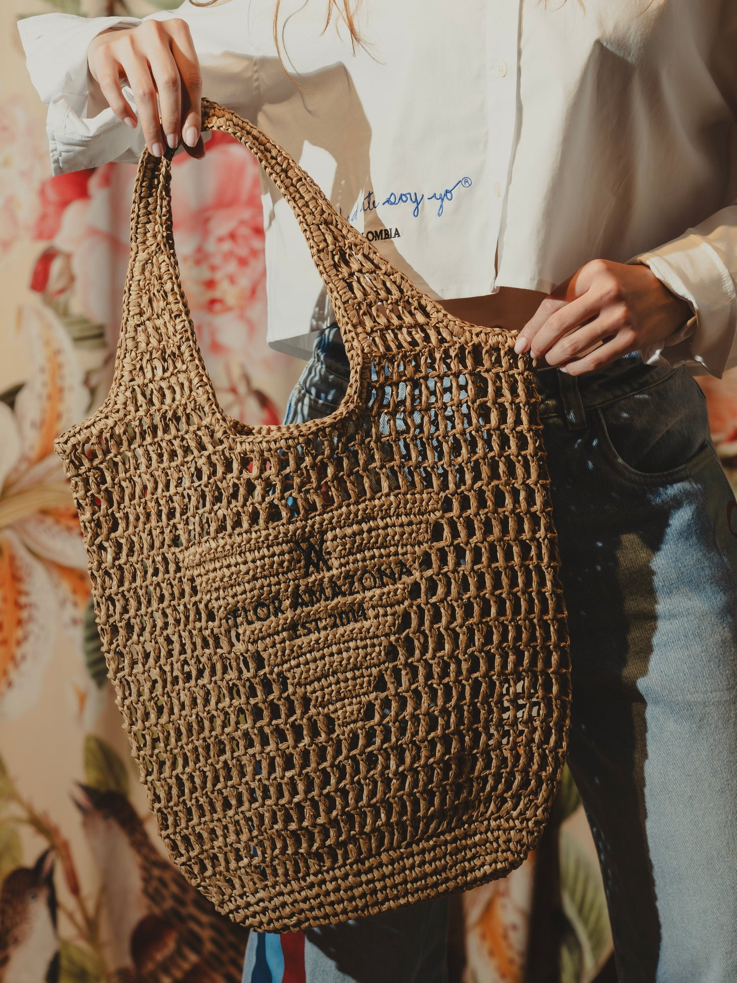 SUMMER BAG BROWN Flor Amazona Colombia