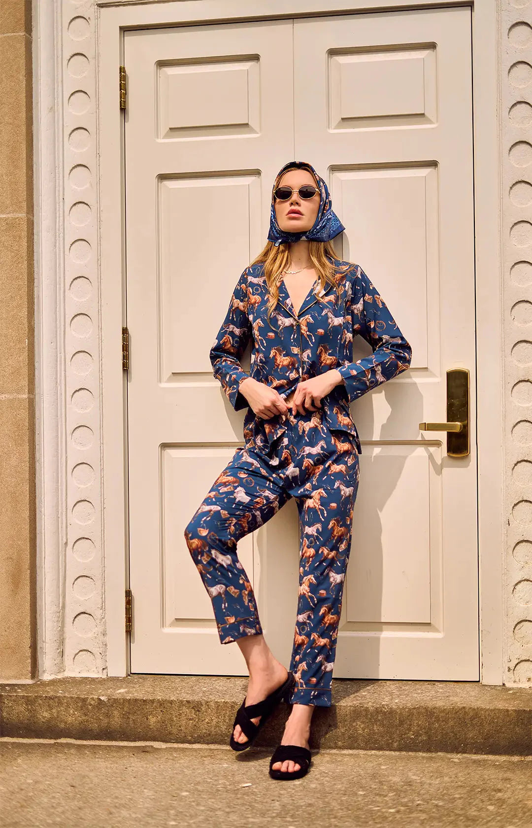 BLUE HORSES PJ SETS Flor Amazona Colombia