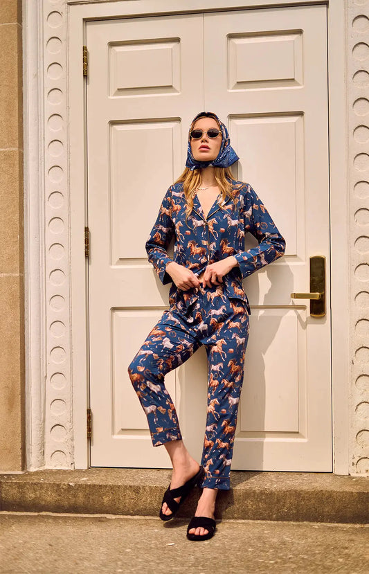 BLUE HORSES PJ SETS Flor Amazona Colombia